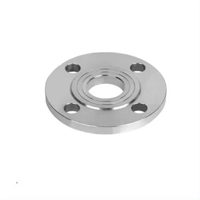 Tamaño personalizado Flange de acero inoxidable de plata con conexión estándar ISO y flange