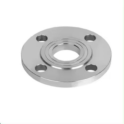 Tamaño personalizado Flange de acero inoxidable de plata con conexión estándar ISO y flange
