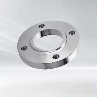 Tamaño personalizado Flange de acero inoxidable de plata con conexión estándar ISO y flange
