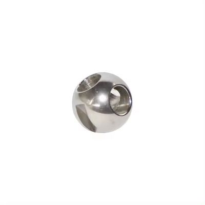 Estándar nacional DN150-DN300 201/304/316L válvula de bola de tres vías de acero inoxidable con resistencia a la corrosión y superficie pulida en espejo