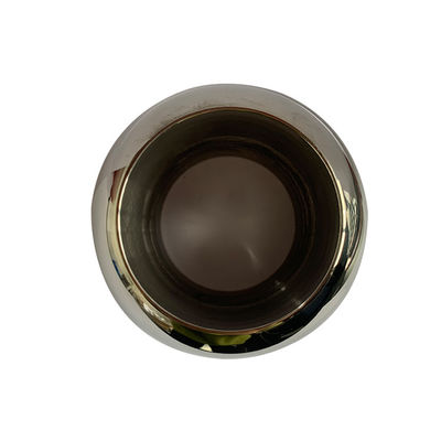 DN5-DN12 Bola de válvula flotante recta con resistencia a la corrosión y acabado plateado en acero inoxidable 304/316L