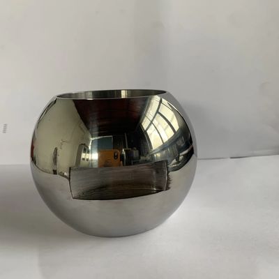 Estándar nacional espejo pulido DN250-DN500 acero inoxidable 304 flotante recta a través de la bola de la válvula para ambientes de alta presión