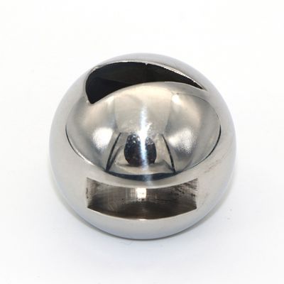 Válvula de bola en forma de V de acero inoxidable 201/304/316l de espejo pulido