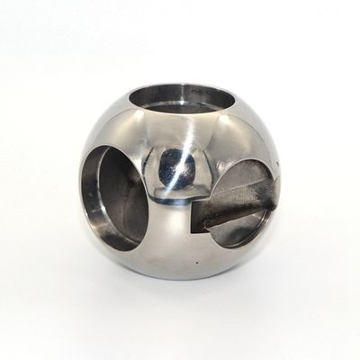 Válvulas piezas de repuesto Instalación rápida de válvula de bola de acero inoxidable con soporte OEM personalizado y superficie pulida de espejo