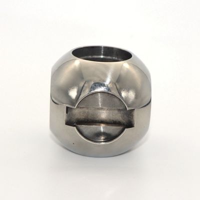 Válvulas piezas de repuesto Instalación rápida de válvula de bola de acero inoxidable con soporte OEM personalizado y superficie pulida de espejo