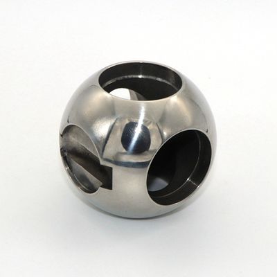 Válvulas piezas de repuesto Instalación rápida de válvula de bola de acero inoxidable con soporte OEM personalizado y superficie pulida de espejo