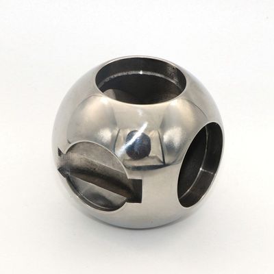 Válvulas piezas de repuesto Instalación rápida de válvula de bola de acero inoxidable con soporte OEM personalizado y superficie pulida de espejo