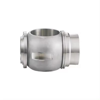 Apoyo personalizado OEM Plata de acero inoxidable Bol de válvula de sellado duro con asiento de válvula 201/304/316L de ISO certificado