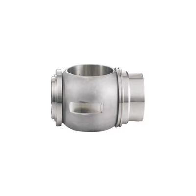Apoyo personalizado OEM Plata de acero inoxidable Bol de válvula de sellado duro con asiento de válvula 201/304/316L de ISO certificado