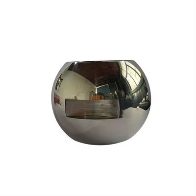 Apoyo personalizado OEM válvula de bola de una pieza de acero inoxidable con garantía y superficie pulida en espejo