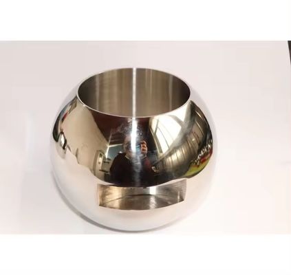 Apoyo personalizado OEM válvula de bola de una pieza de acero inoxidable con garantía y superficie pulida en espejo