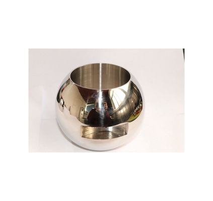 DN65-DN100 muy recomendado válvula de bola de acero inoxidable recta con soporte personalizado OEM