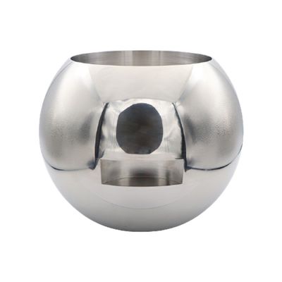 Válvula de bola de una pieza de acero inoxidable DN65-DN100 de espejo pulido con resistencia a la corrosión garantizada y flujo recto