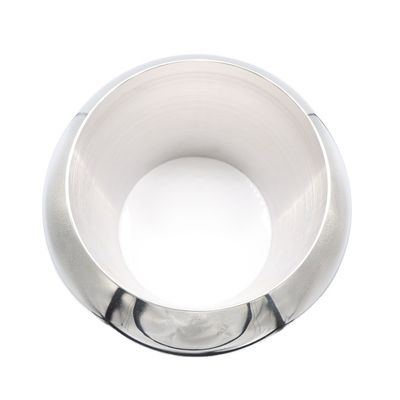 Válvula de bola de una pieza de acero inoxidable DN65-DN100 de espejo pulido con resistencia a la corrosión garantizada y flujo recto