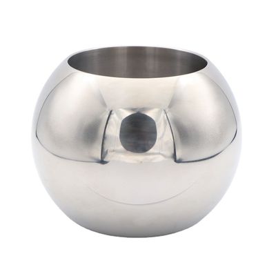 Válvula de bola de una pieza de acero inoxidable DN65-DN100 de espejo pulido con resistencia a la corrosión garantizada y flujo recto