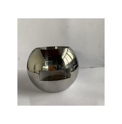 Válvula de bola ajustable de una pieza con diseño transparente y superficie pulida en espejo en 201/304/316L