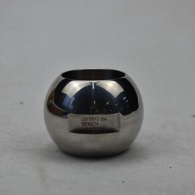 Apoyo personalizado OEM Accesorios de válvula de bola de plata de una pieza para productos populares Resistente a la corrosión y personalizable