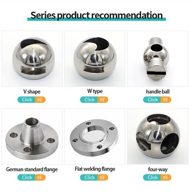 Válvula de bola de acero inoxidable de superficie pulida de espejo para válvulas garantizadas piezas de repuesto Apoyo OEM Diseño directo
