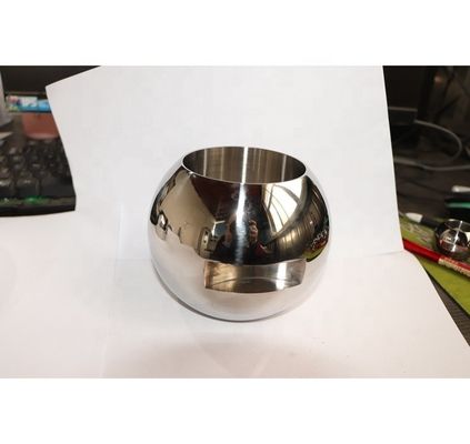 Válvula de bola de acero inoxidable de superficie pulida de espejo para válvulas garantizadas piezas de repuesto Apoyo OEM Diseño directo