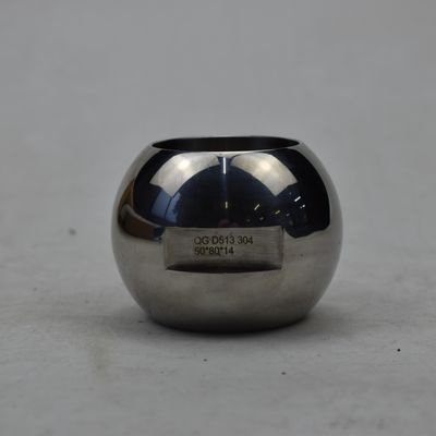 Accesorios de válvula de bola ajustable de una pieza con resistencia a la corrosión en superficie pulida de espejo