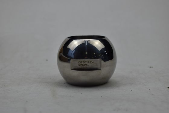 Accesorios de válvula de bola ajustable de una pieza con resistencia a la corrosión en superficie pulida de espejo