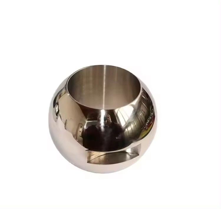 Venta de piezas de repuesto de válvula de bola de una pieza estándar nacional con diseño transparente y superficie pulida en espejo