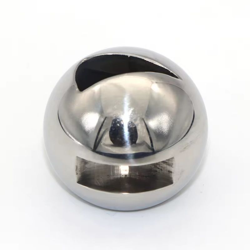 Diseño único de mini válvula de bola para válvulas piezas de repuesto en 201/304/316L material de acero inoxidable plata